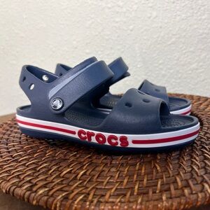 CROCS Kids’ Bayaband  Sandals – Lightweight, Easy Clean, Secure Backstrap